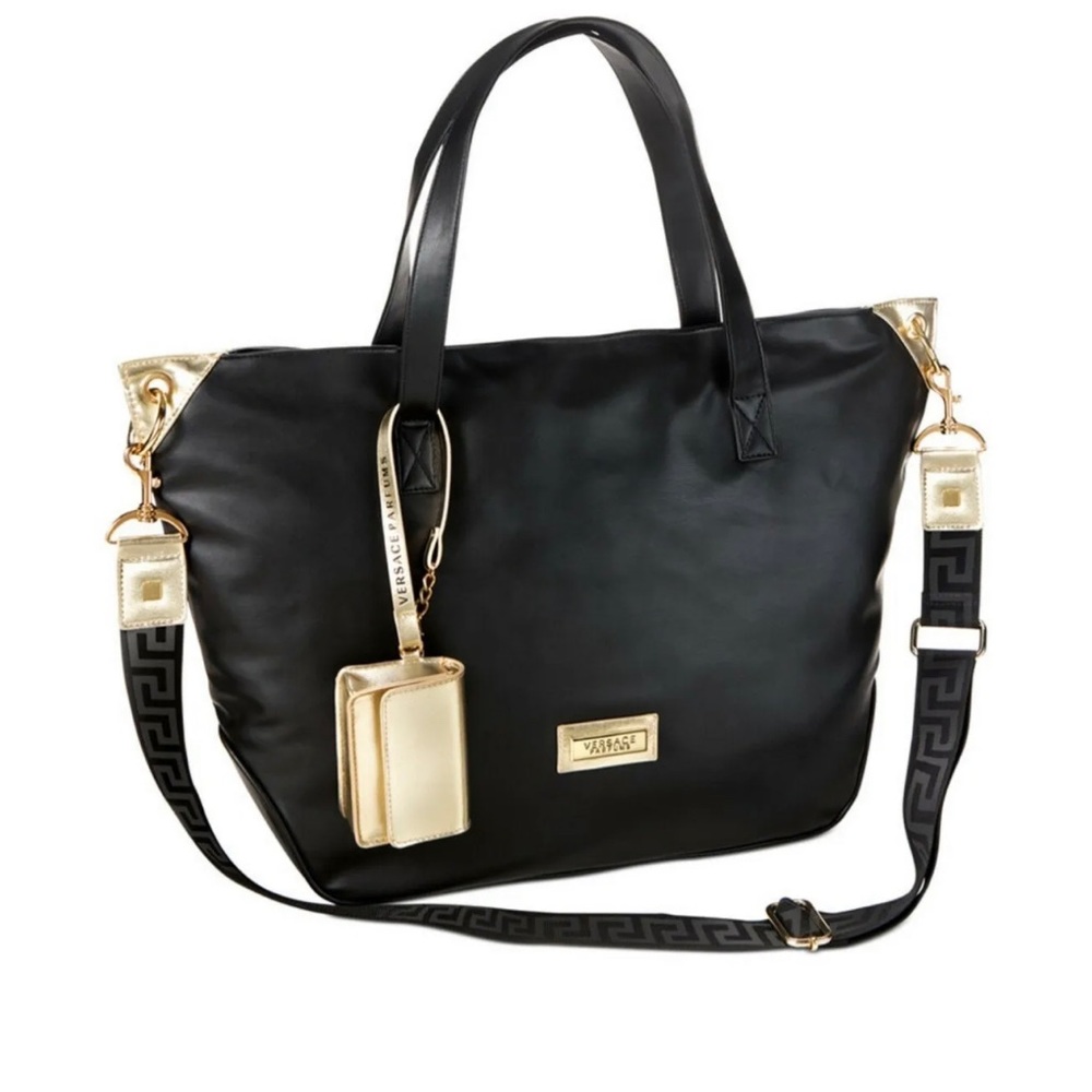 Versace Tote Bag Black RARE NEW